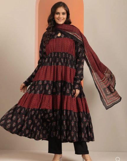 Premium  Gawn Kurta Three Piece Set