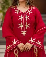 Kurta Sharara Three Piece Set ❤️ - Image 4