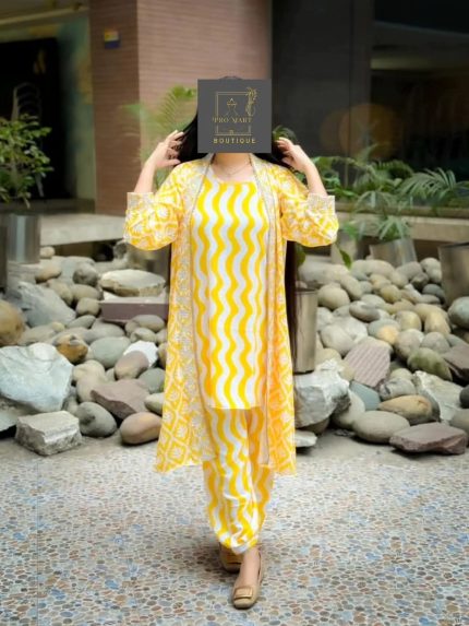 Dhoti Koti Three Piece(Koti+Dhoti+Inner)