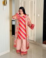 LUEXUERY Khaddar Koti Three Piece(Koti+Inner+Pant) - Image 2