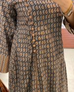 New Sherwani Cut Gawn Three Piece - Image 2